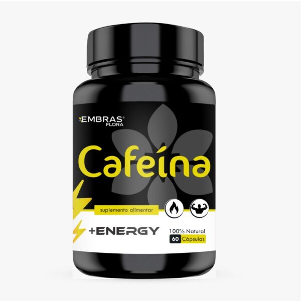 Cafeína Suplemento Energético 60 Cápsulas Naturally